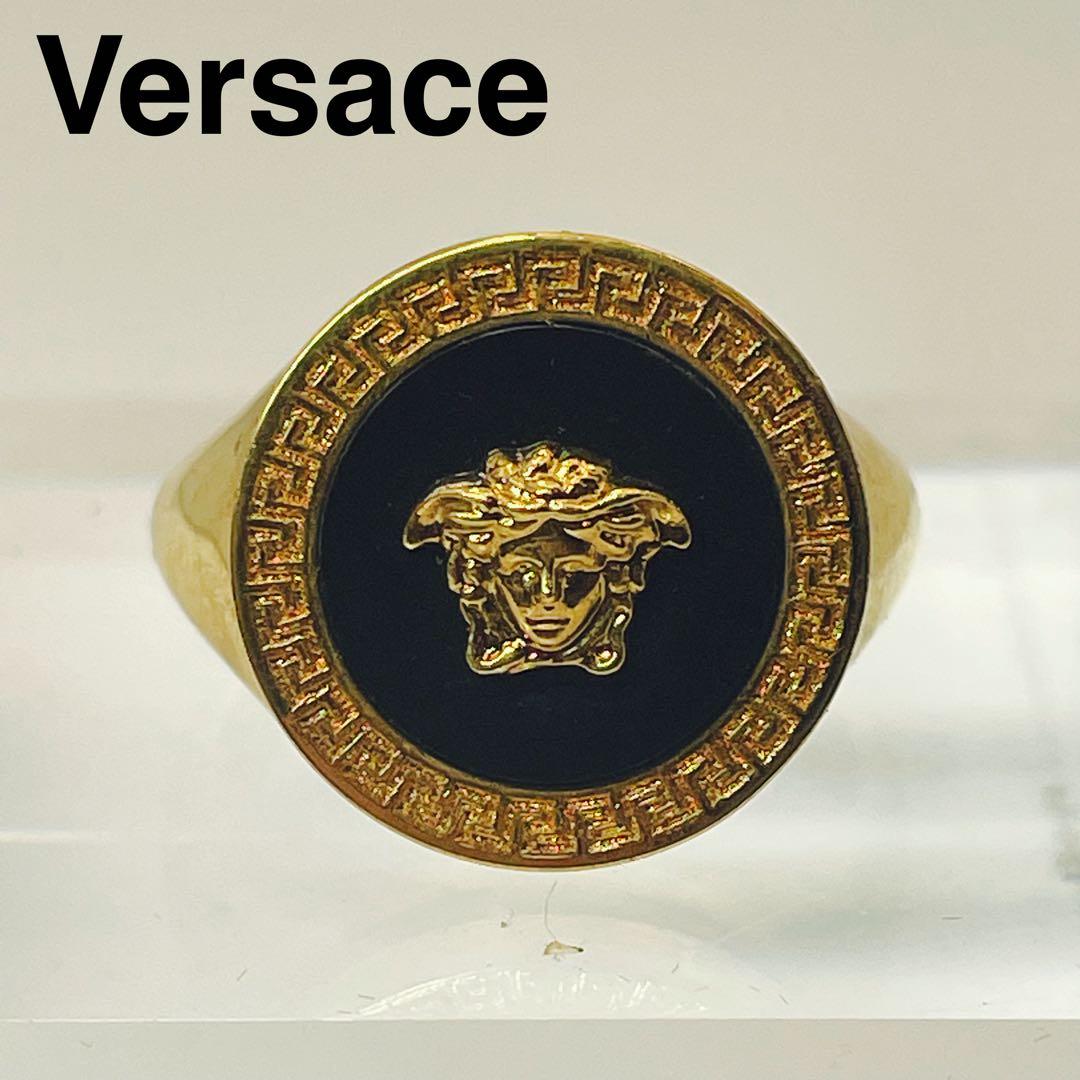 専用❗️箱付♡VERSACE✨ ヴェルサーチ メデューサ ゴールドリング 21号