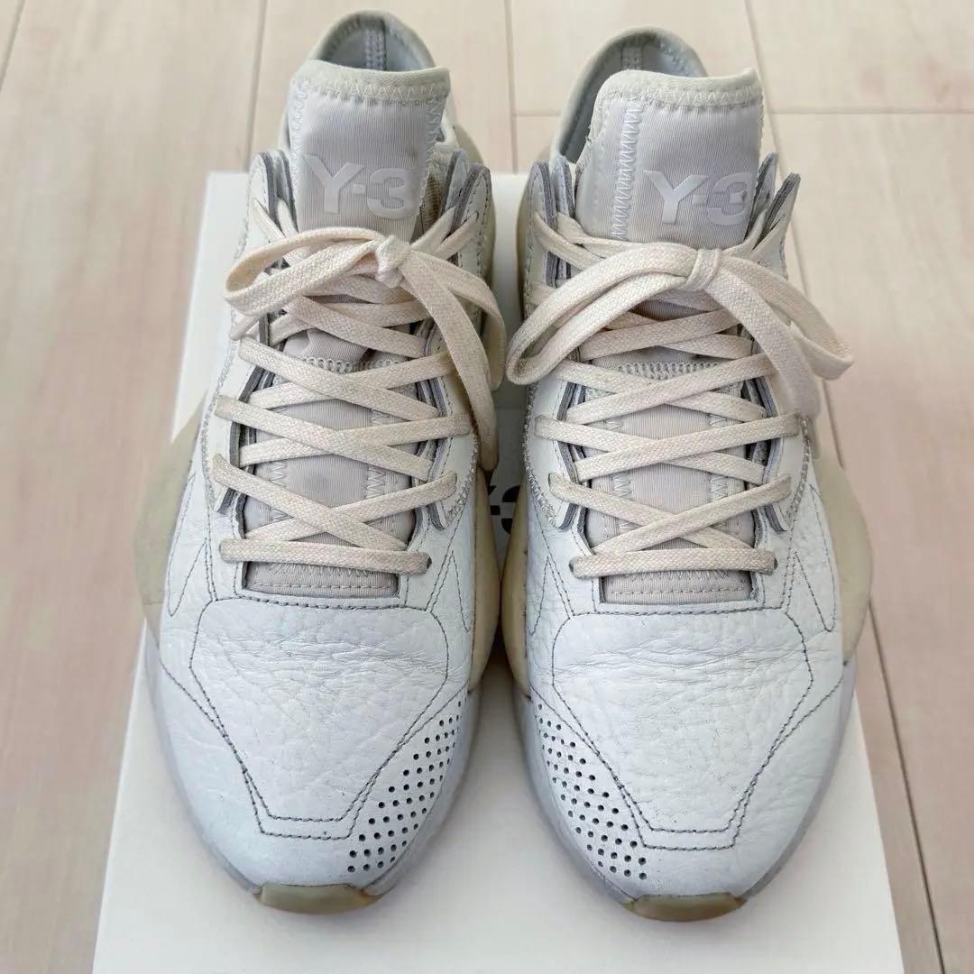 Y-3 KAIWA オールホワイト スニーカー