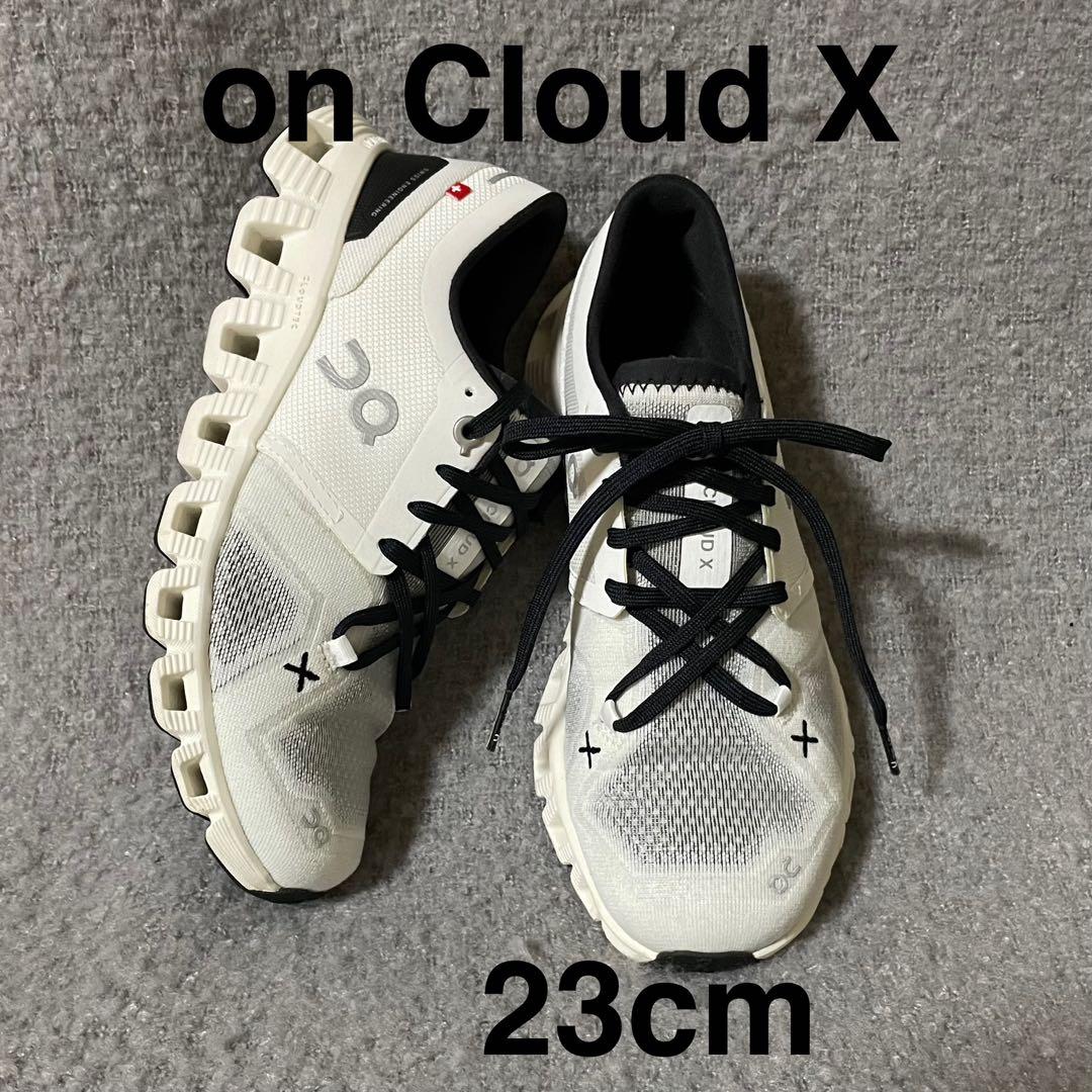 On Cloud X スニーカー 23cm ホワイト 正規品
