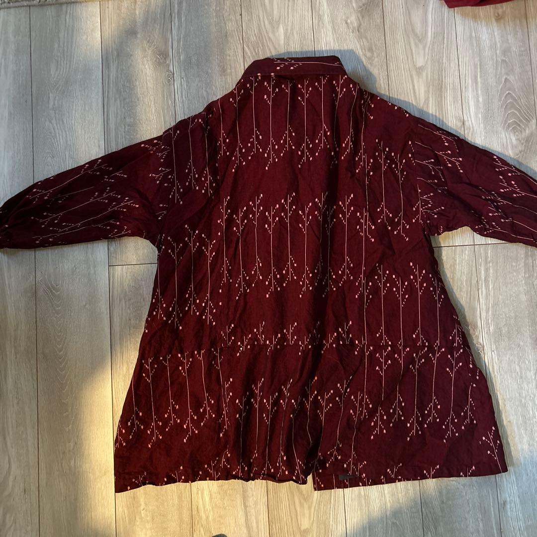 儀右ヱ門　ギエモン　久留米絣　ジャケット　チュニック　はおり