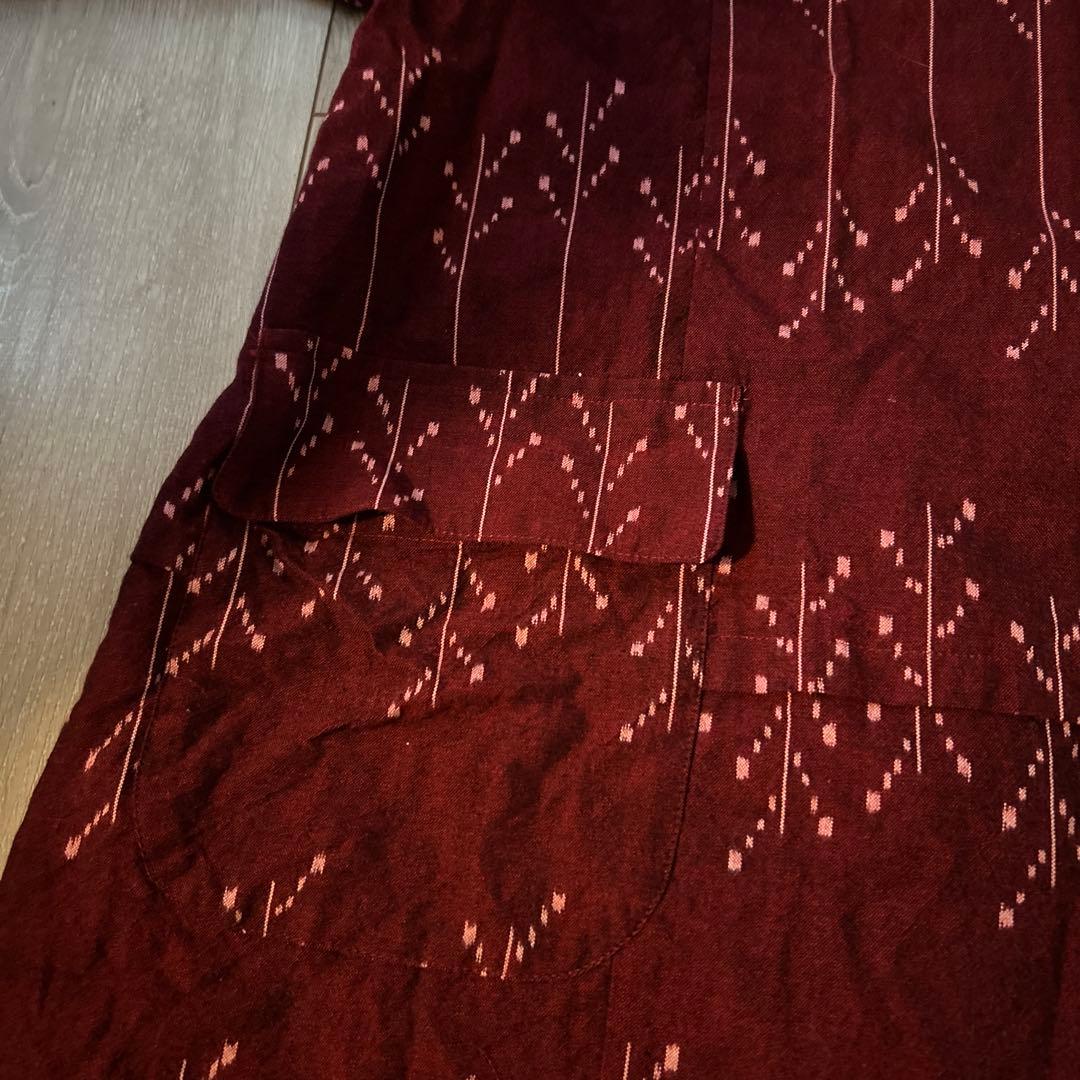 儀右ヱ門　ギエモン　久留米絣　ジャケット　チュニック　はおり