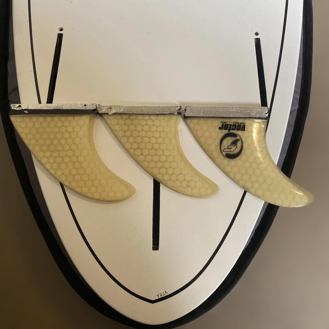 サンタクルーズサーフボード（パンプキン5.8 ）フィン&ボードケース付き