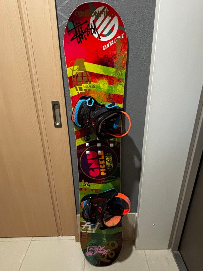 GNU Pickle スノーボード ビンディング　2点セット