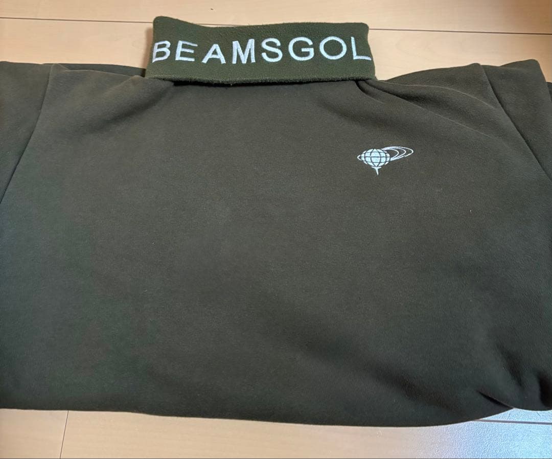 BEAMSGOL タートルネックスウェット　 オリーブ