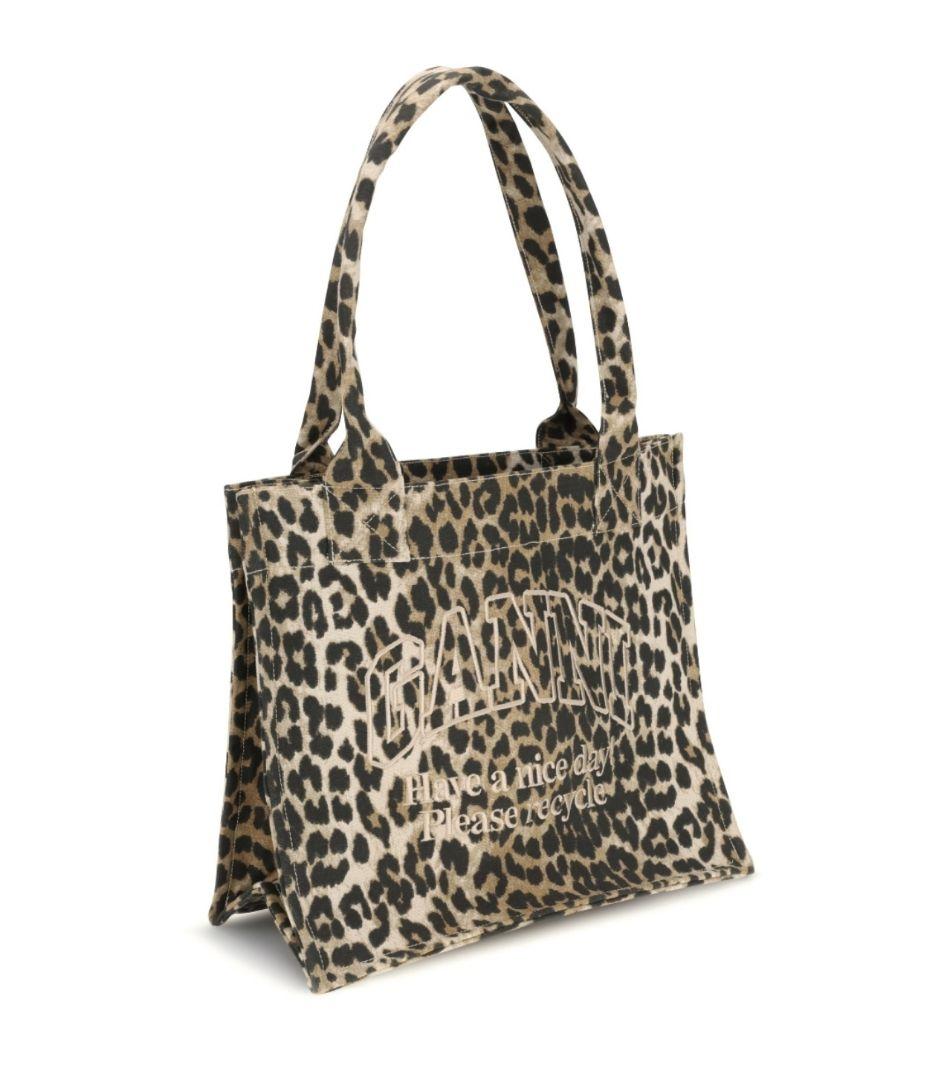 新品未使用　GANNI ヒョウ柄 タグ付きトートバッグ
