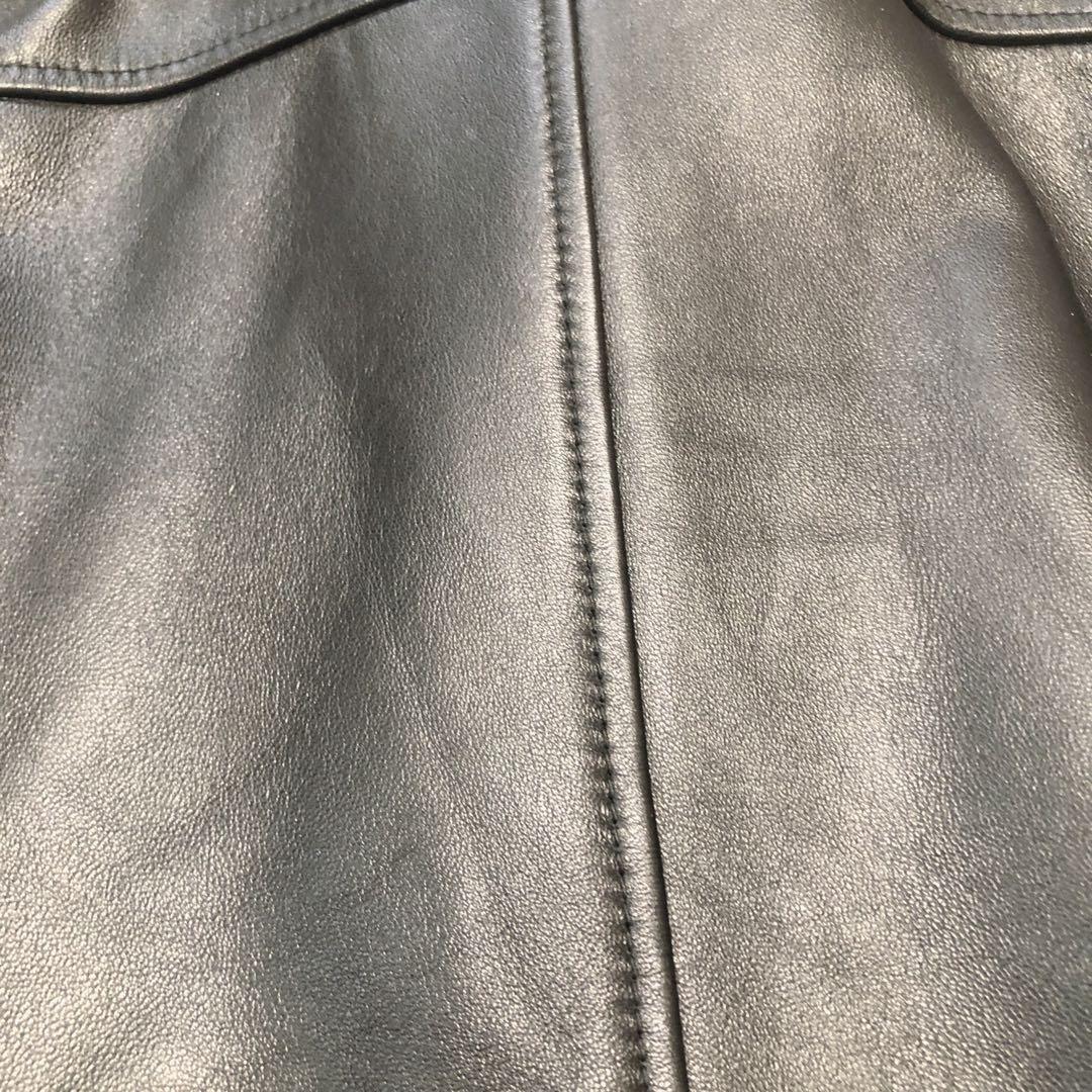 ✨美品　AVIREX アヴィレックス ベル　ラム レザー　ダブルライダース