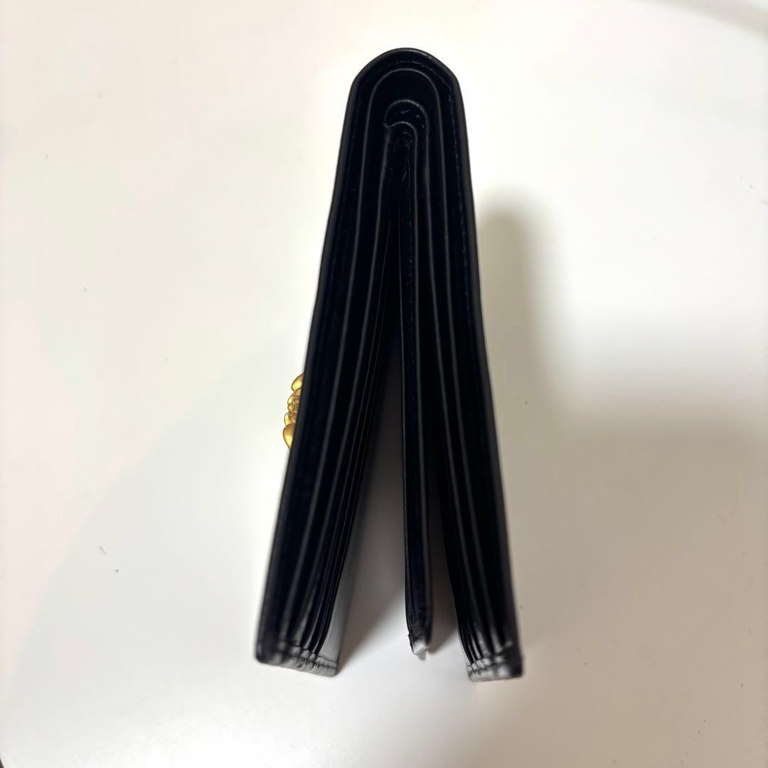 【新品】ジャンニヴェルサーチ 二つ折り財布 メデューサ　ブラック