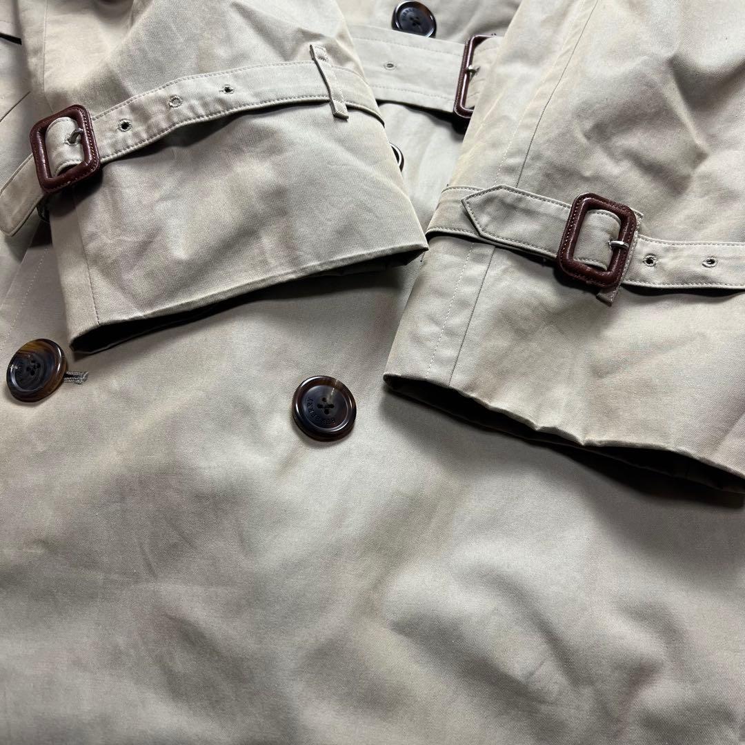 希少　バーバリーロンドン　トレンチコート　カシミヤ　ベルト　ライナー　カーキ