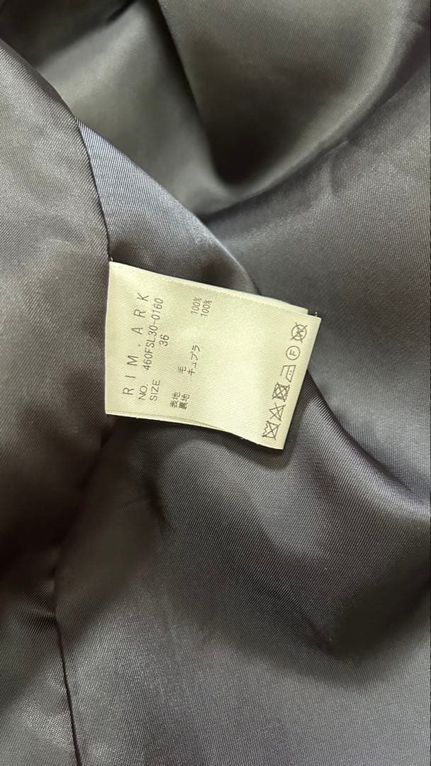 ジャケット・アウター RIM ARK Seamless dolman trench CT