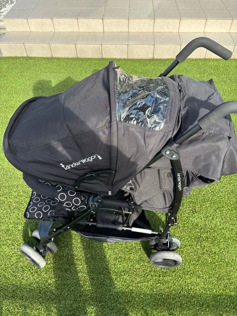 キンダーワゴン ベビーカー DUOシティHOP 二人乗り 双子