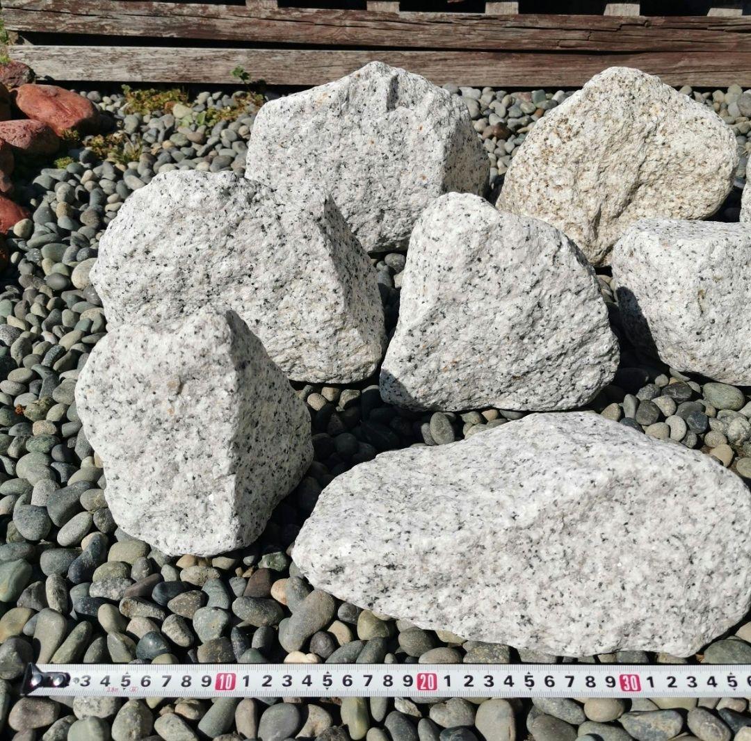 稲田石　10石セット　庭石　石　鑑賞石 庭　坪庭　ガーデニング