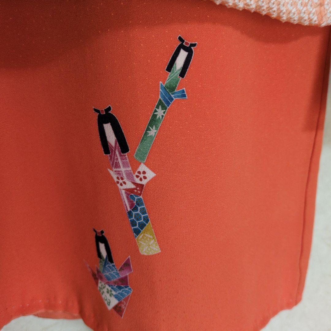 七五三３歳お着物と正絹総絞りの被布と小物セット(長襦袢無し）