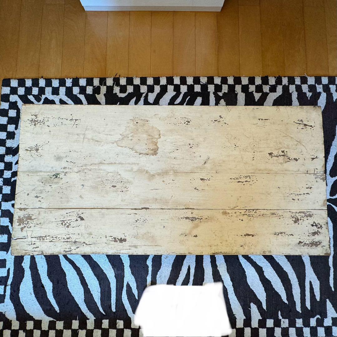 【ヴィンテージ家具】フランス アイボリー コーヒーテーブル