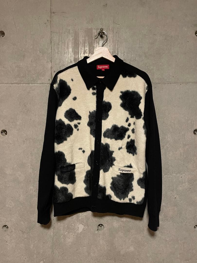 正規品!! supreme cow print cardigan M