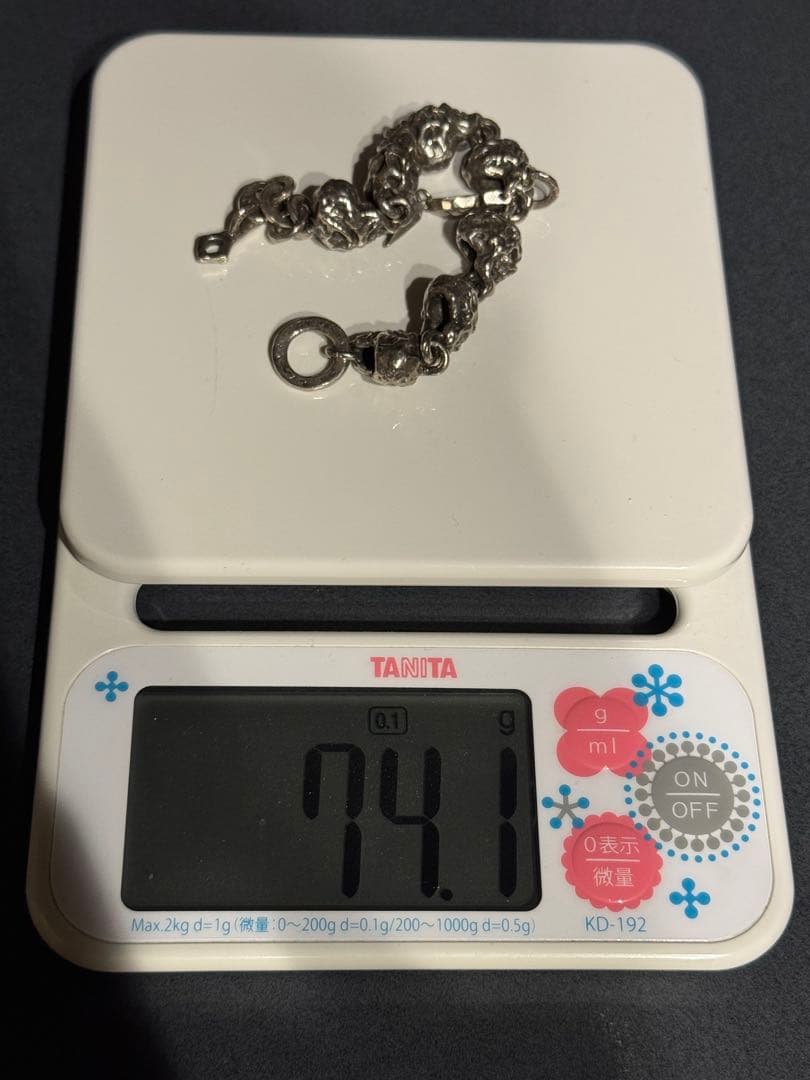 9miles snake ブレスレット シルバー925 長さ18cm 重さ74g