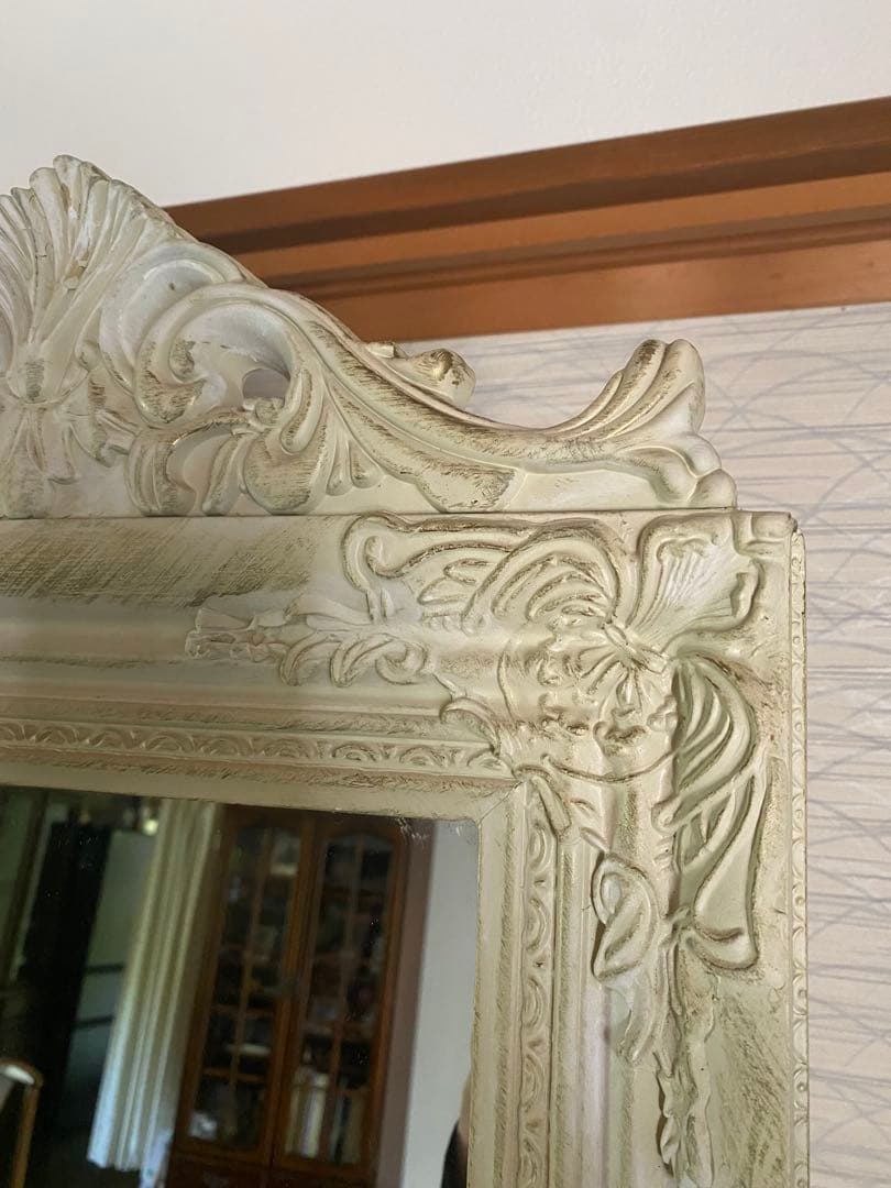 廃盤デザイン　アンティーク風スタンドミラー