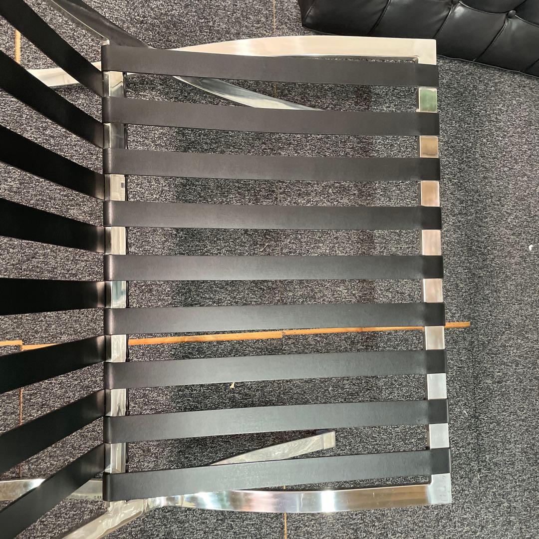 バルセロナチェア　リプロダクト　ブラック　チェアのみ　直接引取可　S687