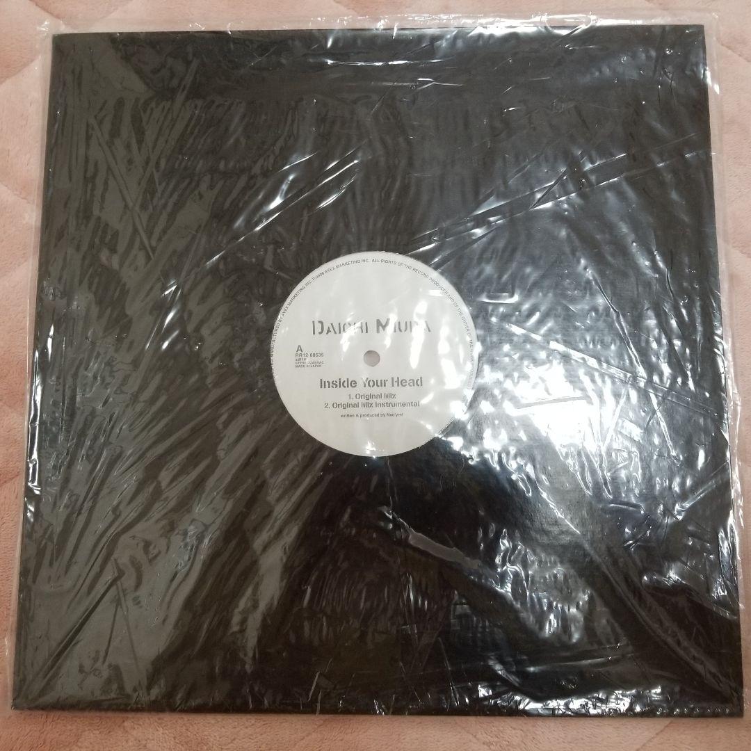 直筆サイン入り 三浦大知Inside Your Head LP盤 新品未使用