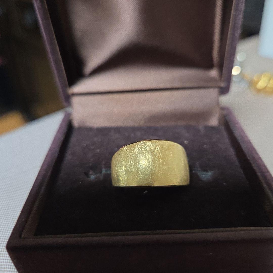 GSTV イタリアンジュエリーK18YGリング総量4g ミリオリーニ ♯21