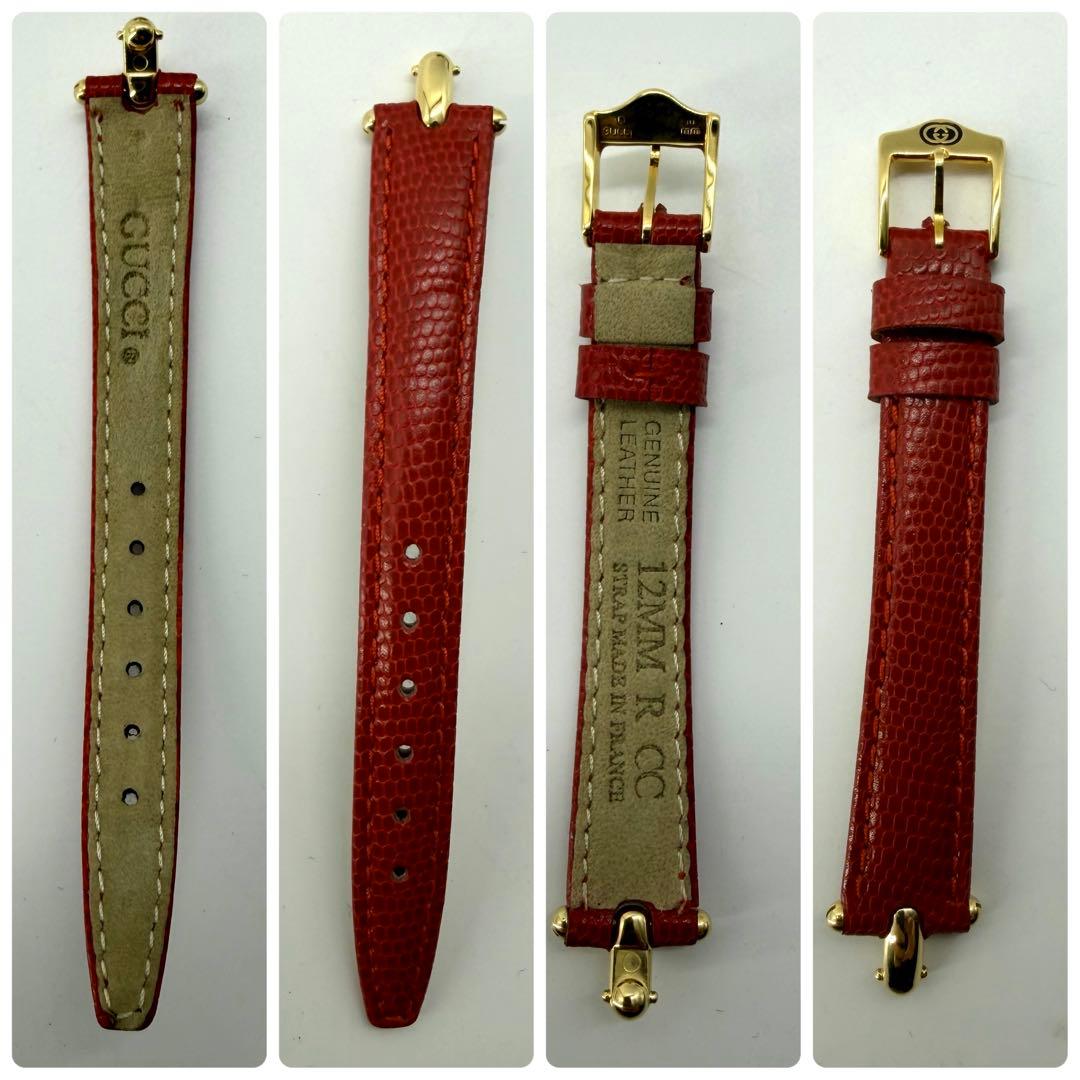 テイン〜様 【稼働/新品電池/替ベルト付】グッチ チェンジベルト ブレスウォッチ