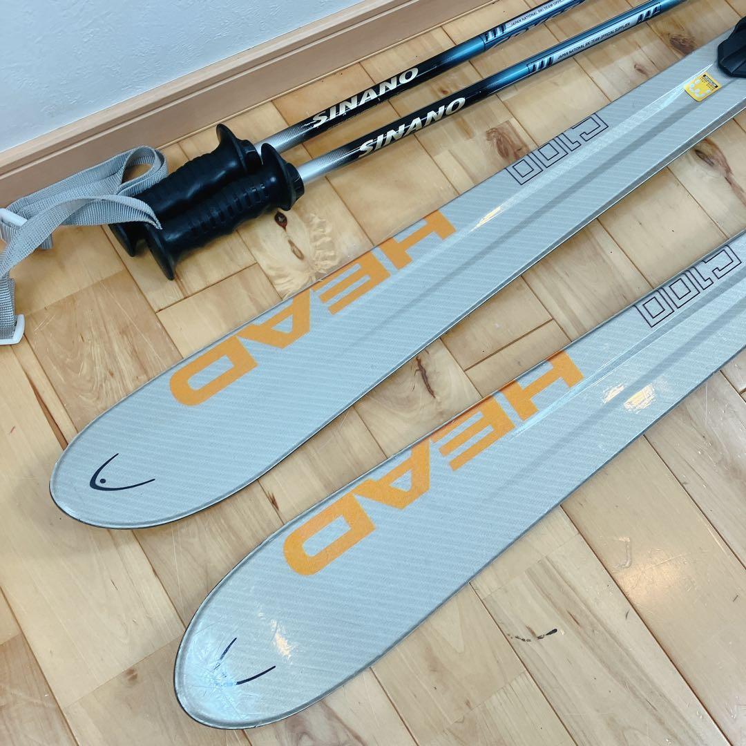 即日発送　HEAD カービングスキー 160cm 初・中級　スキー板　レディース