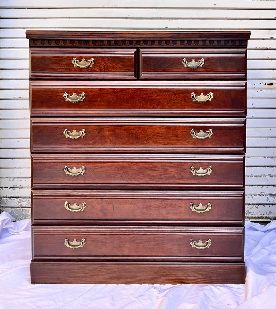 ② ATLANTA アトランタ 6段チェスト HC30 箪笥　レトロタンス