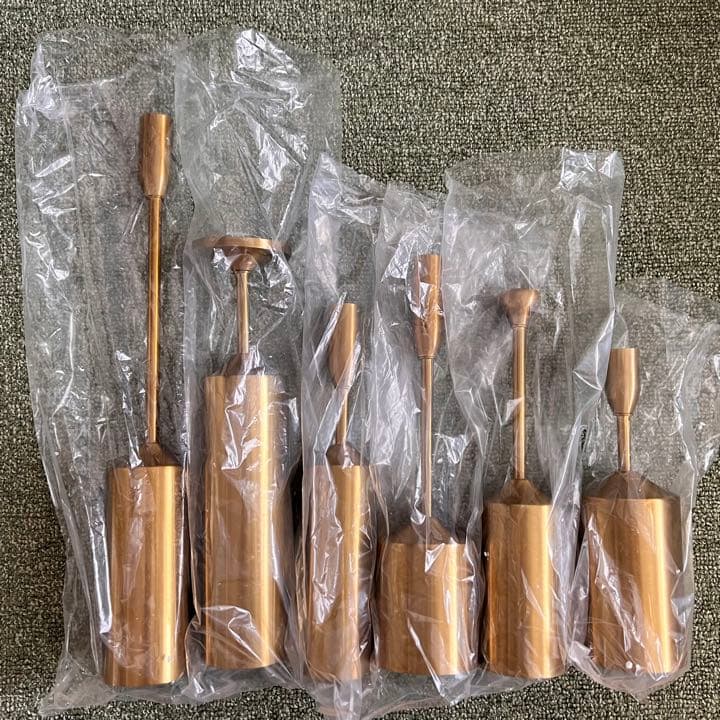 真鍮ロウソク立て キャンドルホルダー 蠟燭台 アンティーク