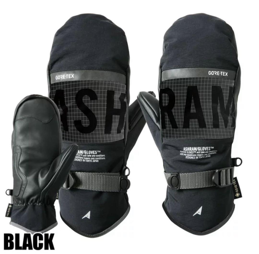 【新品】24-25 ASHRAM DGMA スノーボード ミトングローブLサイズ
