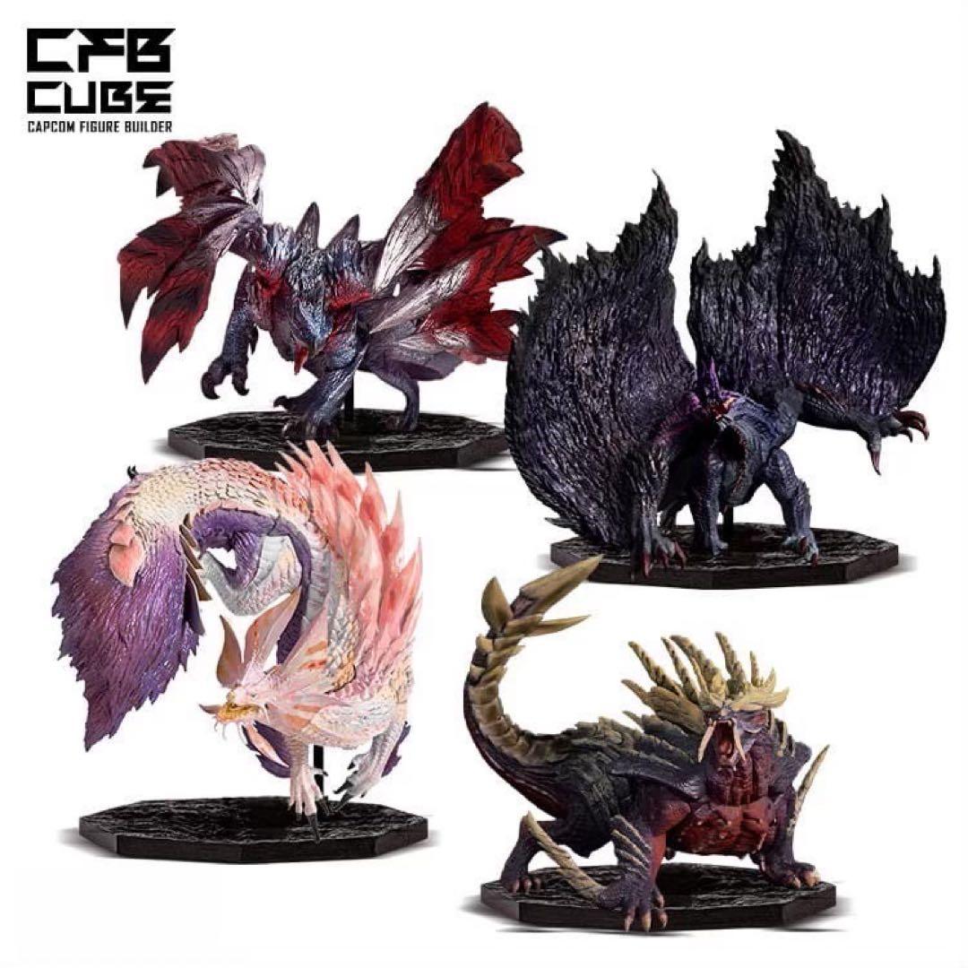 モンスターハンター フィギュアビルダー CUBE 4体セットBOX 2種