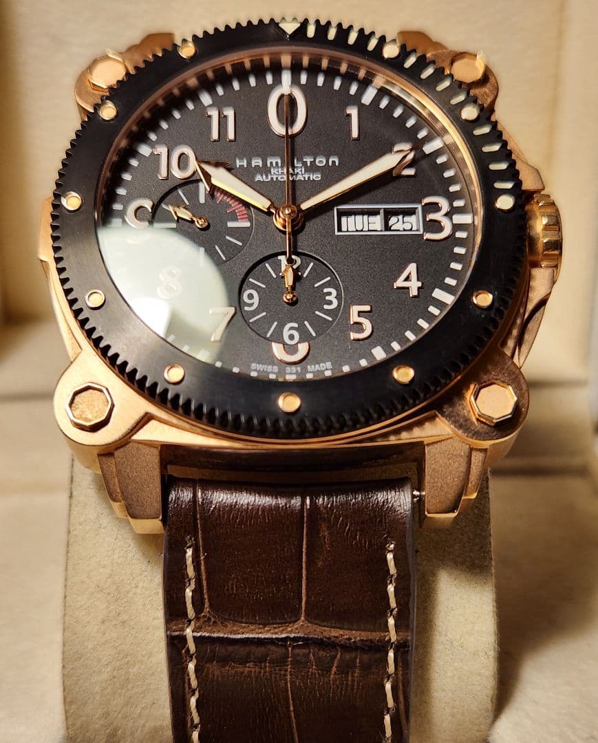 定価31万　ハミルトン　カーキ　ビロウゼロ　自動巻き　腕時計　khaki