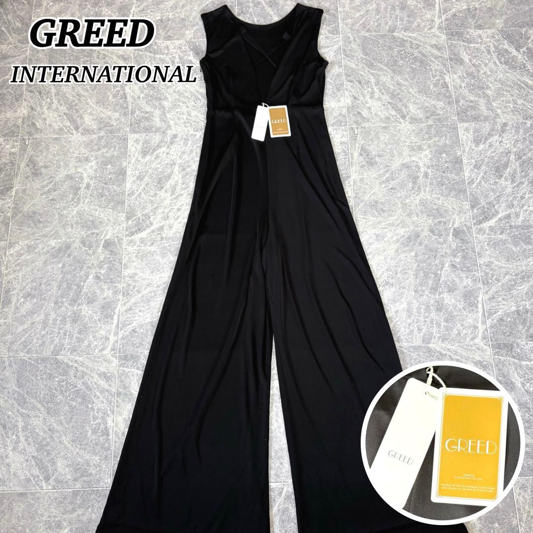 ⭐︎新品⭐︎ GREED グリード　オールインワン　サロペット　ジャンプスーツ　黒