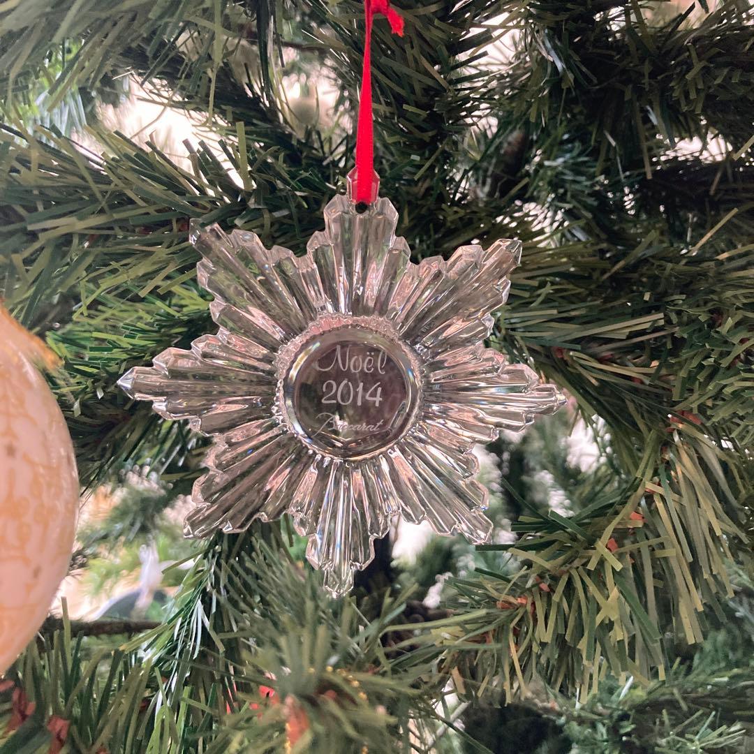 バカラ　クリスマスオーナメント　2014