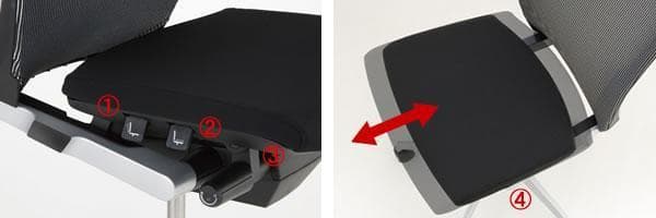 ★超美品★ITOKIヴェントチェア KE-867JB-Z5T1 イトーキ