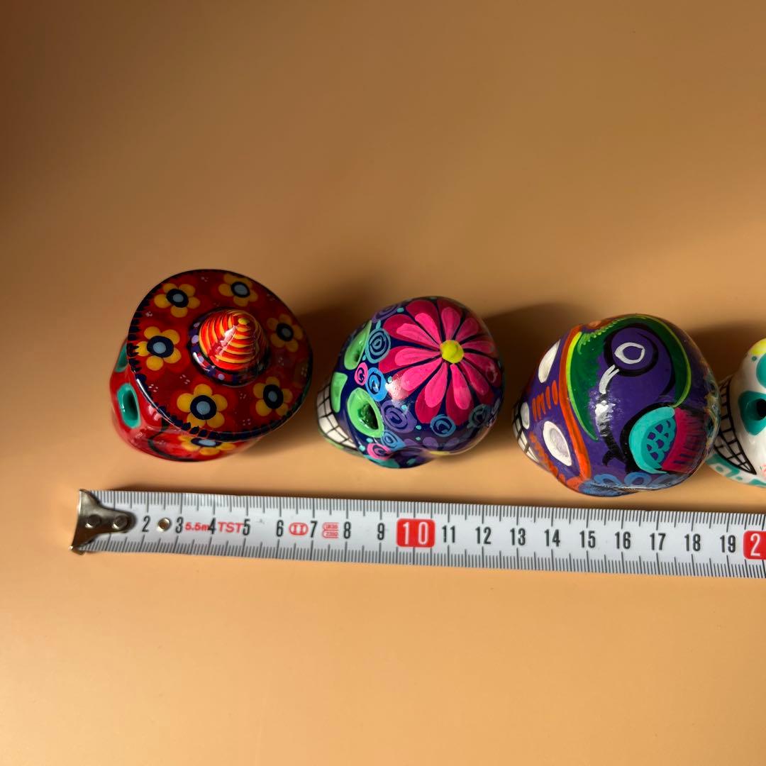 メキシコ　ドクロ　スカル 6個セット