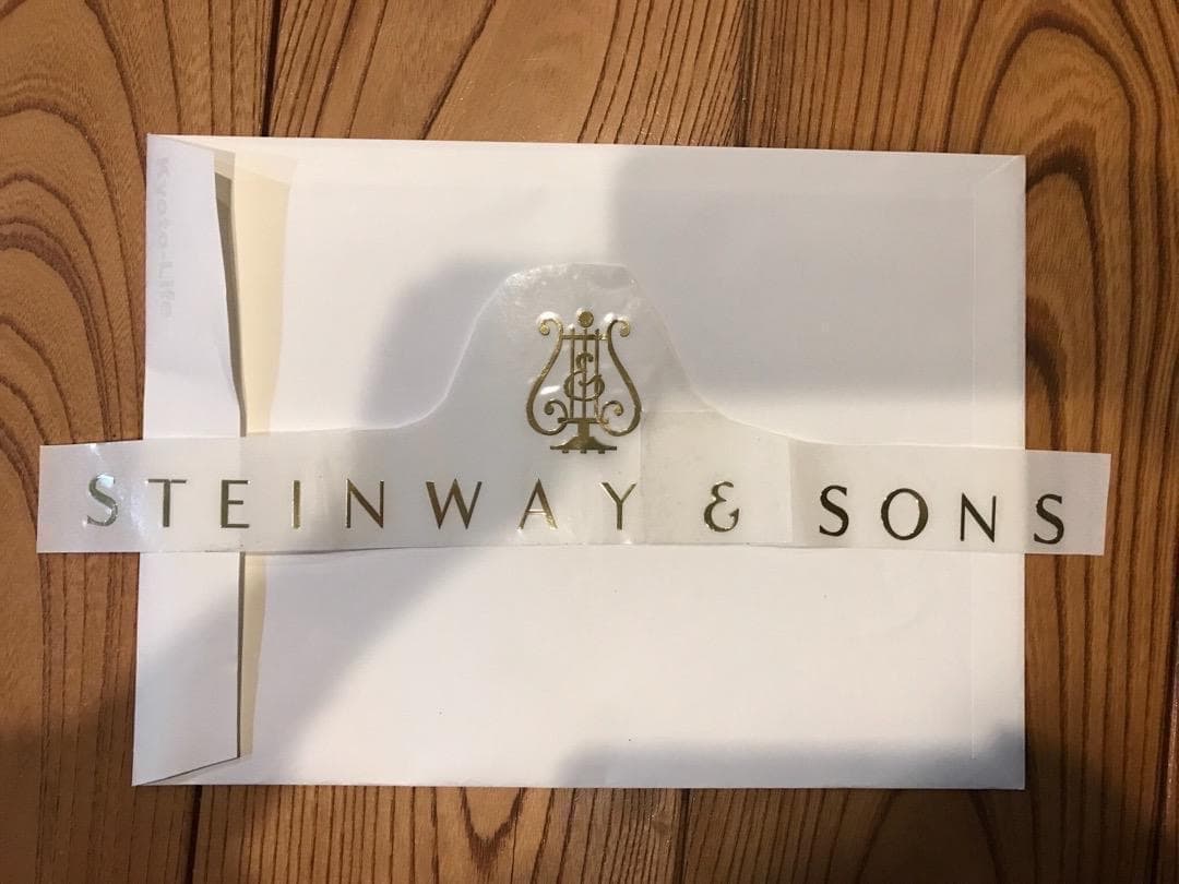厚み0.1mm新品 スタインウェイ Steinway サイド ステッカー 1枚