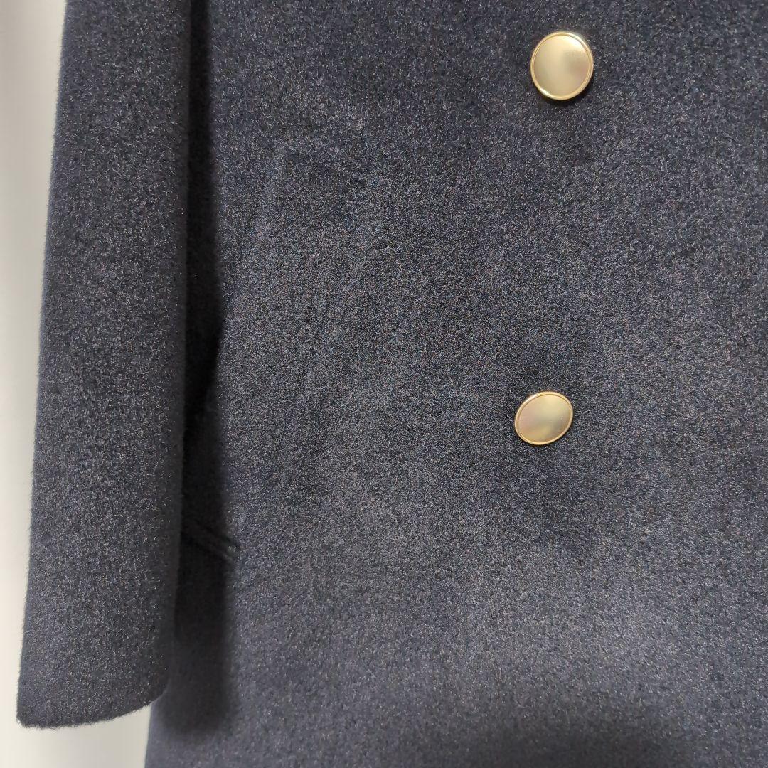 ★新品★未使用★グローバルワーク★軽やかストレッチ2ウェイコートSサイズネイビー