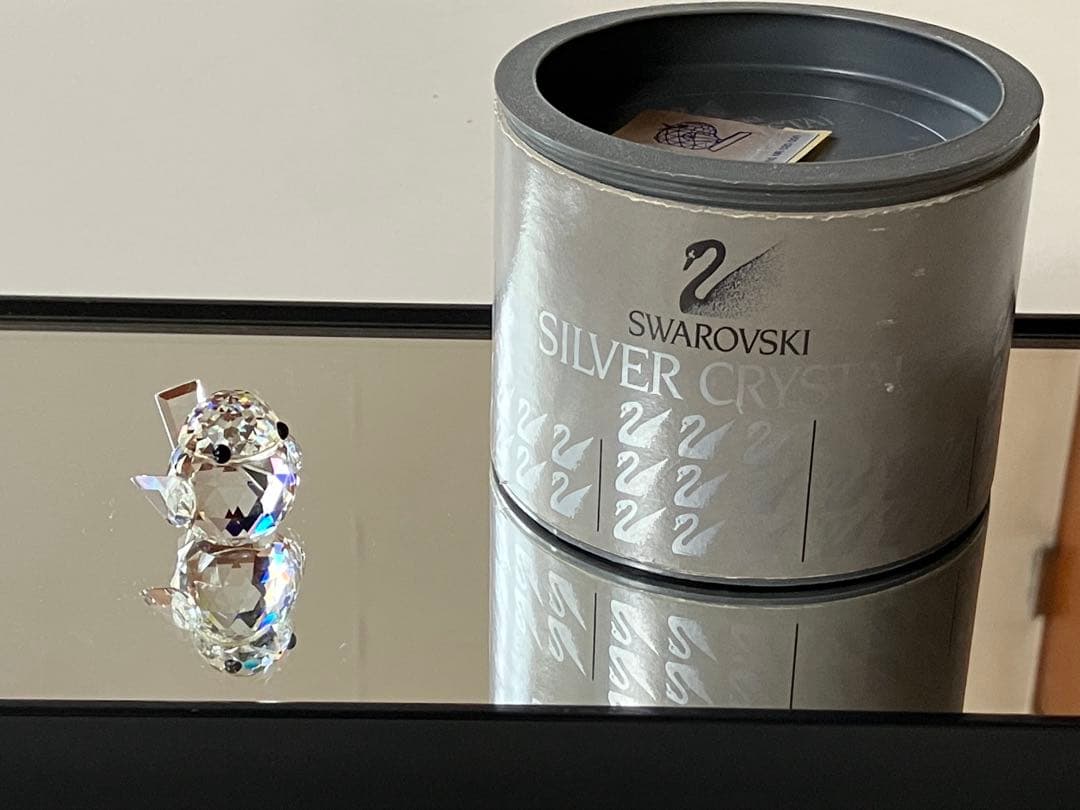 SWAROVSKI スワロフスキー 1988年 廃盤品 置物 鳥 スズメ 希少