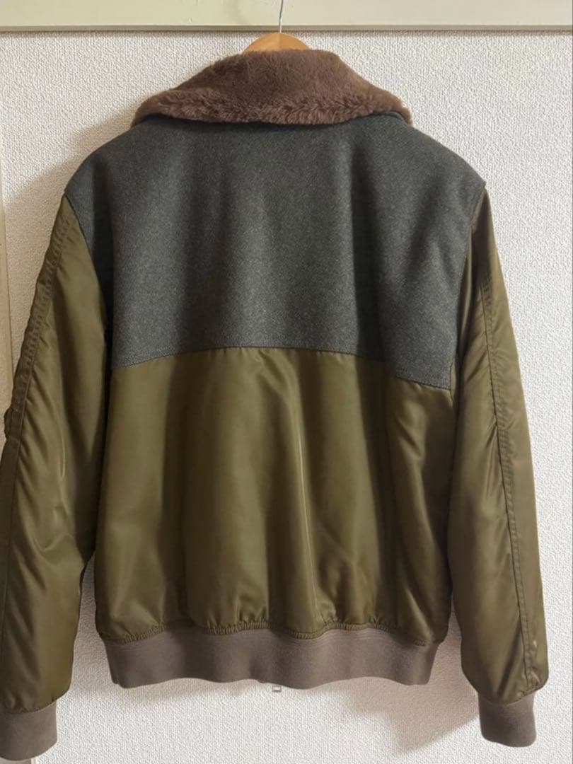 DIESEL ma-1 フライトジャケット 裏ボア オリーブ M