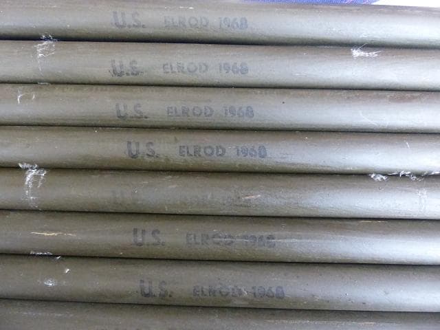 ＝専用＝　1968” 米軍実物 ナム戦 デッド!　テントポール　8本セット 軍幕