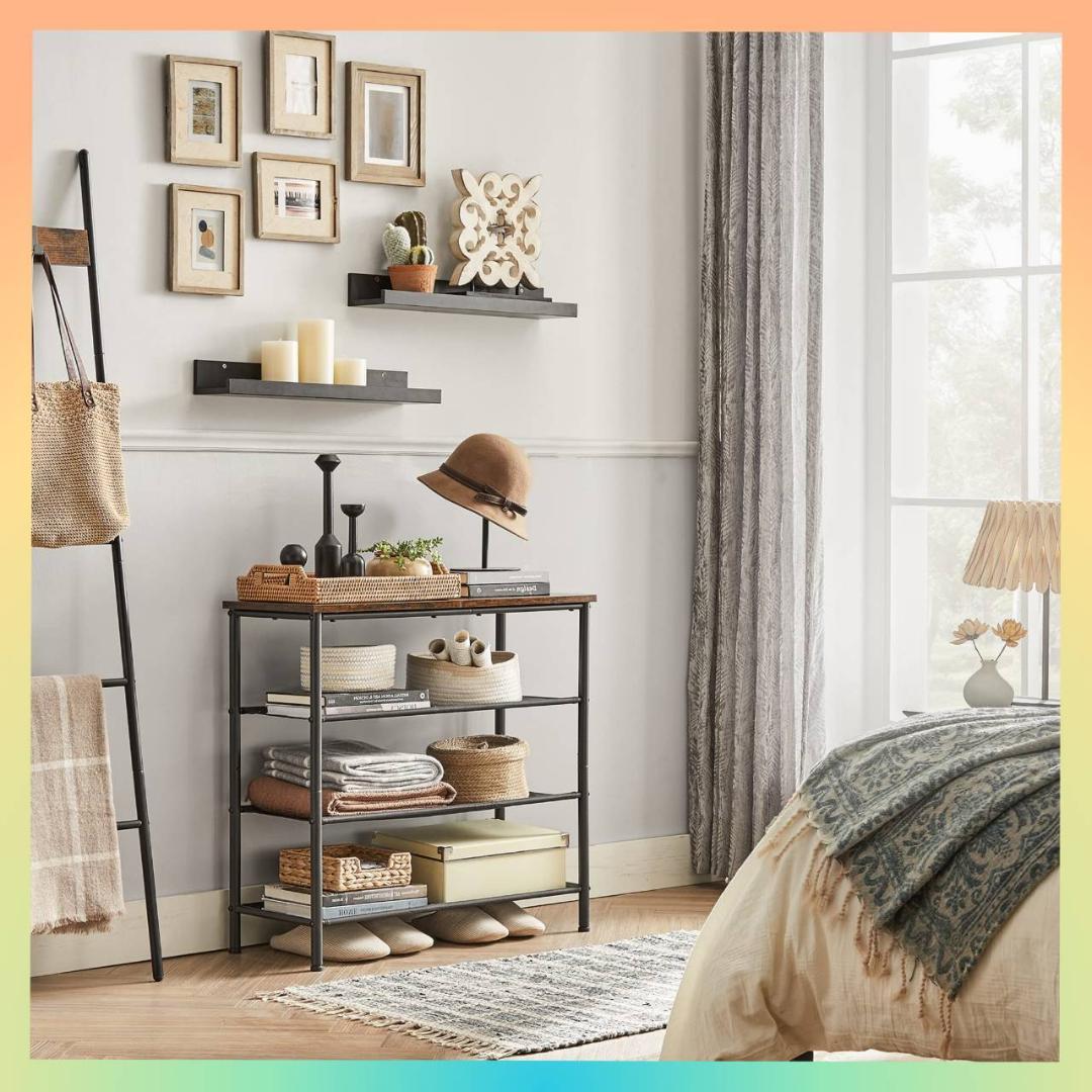 靴箱 下駄箱 スリム 収納 靴 省スペース シューズラック シェルフ