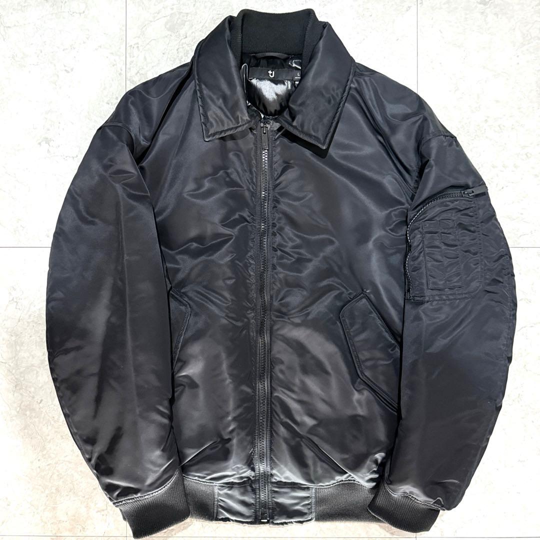 【未使用級】UNIQLO +J ダウンオーバーサイズ ブルゾンL ブラック