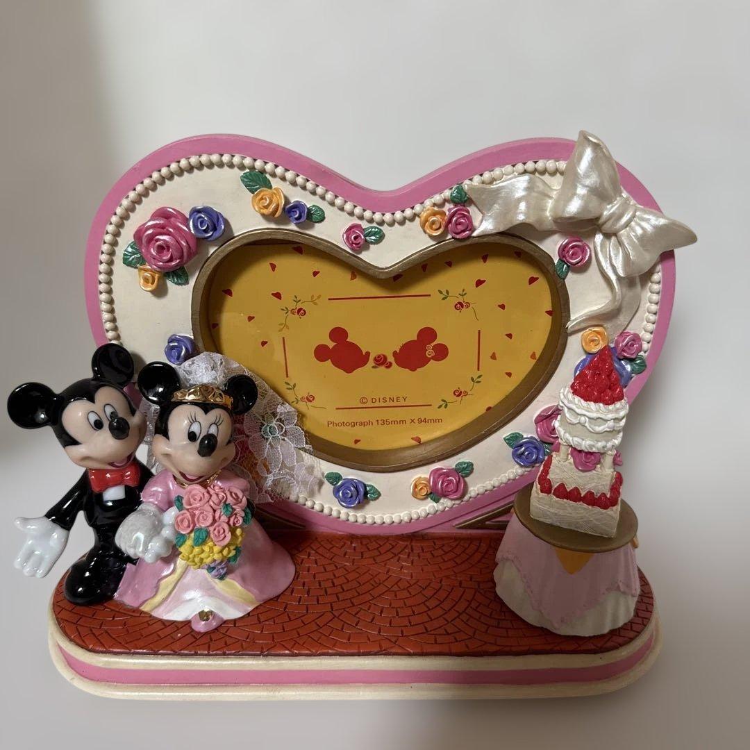 【希少】ディズニー　結婚式フォトフレーム　ウエディングフォト　ミッキー　ミニー