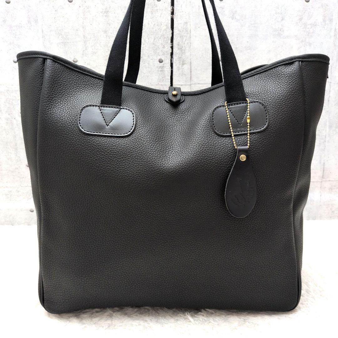 【現行 極美品】ブレディー　レザー　スモールキャリーオール　トートバッグ　黒