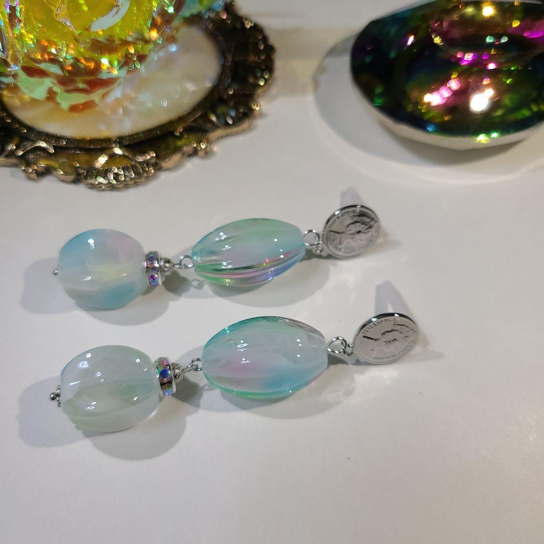 ハンドメイドピアス1702