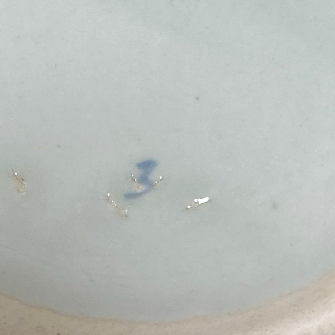 壺　花瓶　レトロ　青海波古地図　ふくべ型