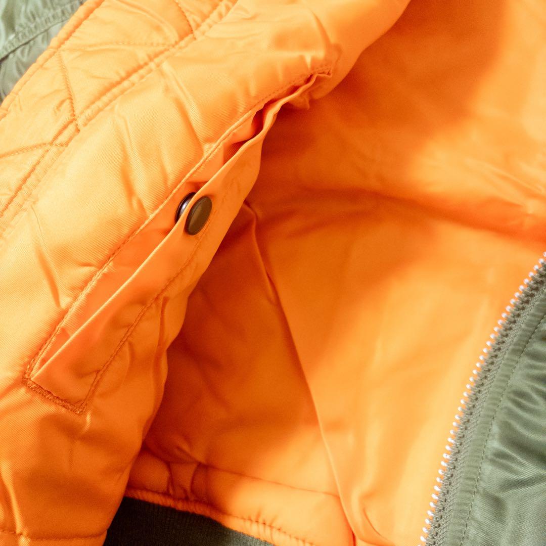 アルファ MA-1 JAPAN SPEC Sサイズ ヴィンテージグリーン