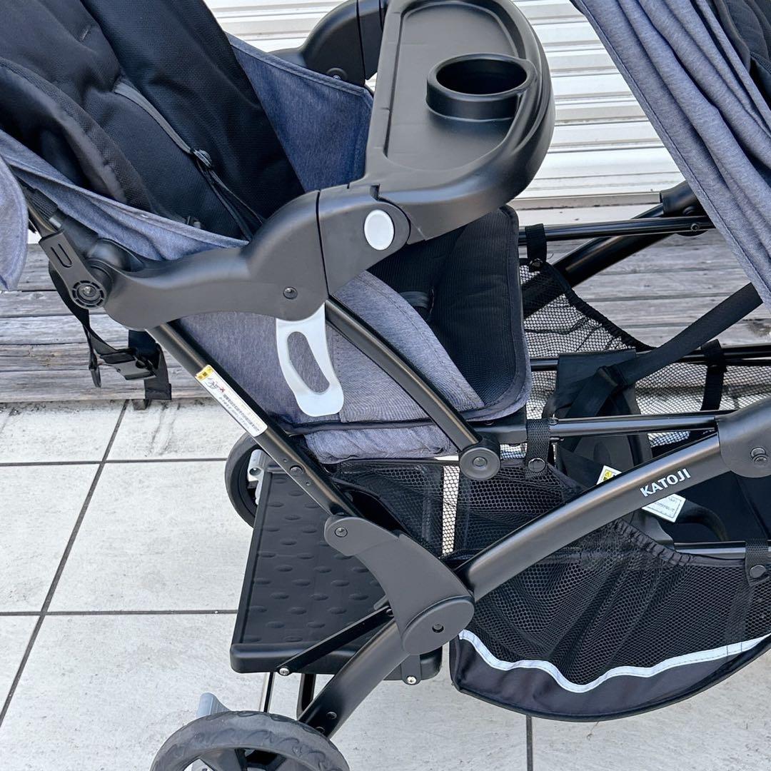 【887】✨美品✨　KATOJI 2人乗りベビーカー 二人でゴーDX