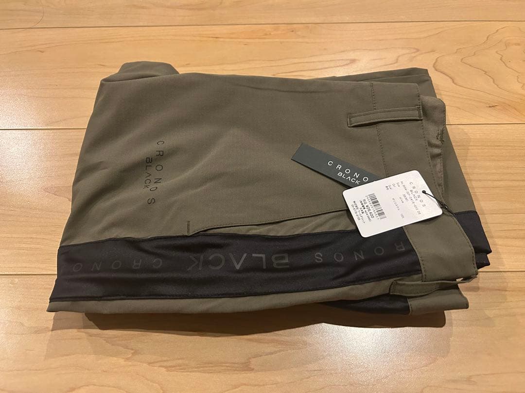 【新品未使用】CRONOS BLACK SIDE LINE PANTS