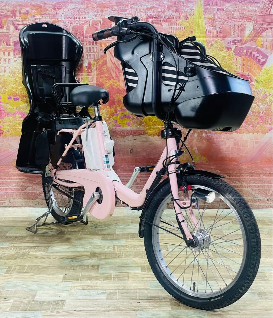 ZK3317 [大容量13.2Ah]電動自転車パナソニック 子供乗せ 20インチ