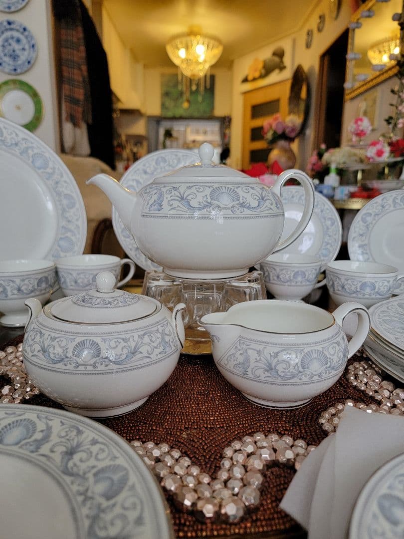 ウェッジウッド ディナーセット「ドルフィンズ」